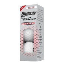 Srixon Q-Star Ultispeed Trackline Golf Balls Pure White,3pk 1 Sleeve 2026 NEW