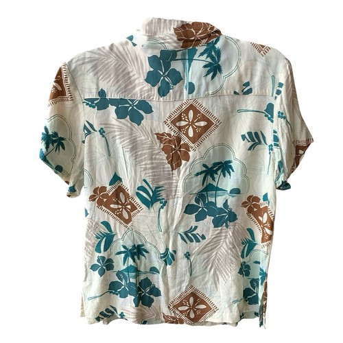 Camicia donna XL Hilo Hattie The Original hawaiana Aloha floreale tropicale usata in ottime condizioni - Foto 3 di 11