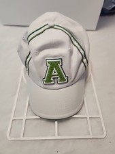 Gorra de pelota ajustable Adidas blanca verde con parche verde