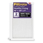 16x24x1 AC Furnace Air Filter, MERV 12, MPR 1500, CERTIFIED asthma & allergy ...