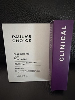 Paula's Choice Niacinamide 20%Treatment 2ml Pore Reducer Reinforcing Elasticity