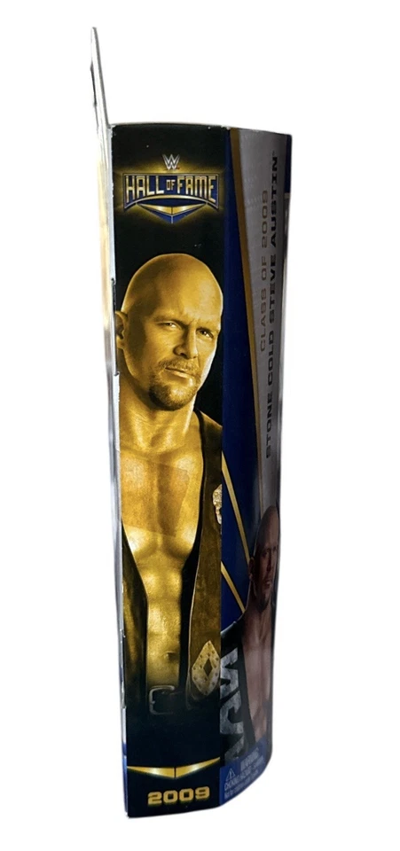 WWE STONE COLD SIGNED ELITE HALL OF FAME CLASS OF 2009 WITH JSA COA VERY RARE - Image 2 of 4