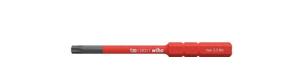 wiha Schraubendreher Bit Slimbit Elektrischer Torx T20 X 75 Mm 283115020 35509-image