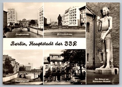 AK Berlin Hauptstadt der DDR Mehrbildkarte 