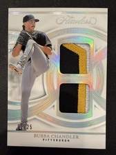 2025 Panini Flawless Bubba Chandler Dual Patch 1/25 First on Print RC 3-Color