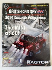 The Mini At 60 British Car Day Souvenir Programme 2019