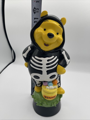Disney Winnie The Pooh Skeleton Costume 12" Figurine Halloween Hunny - Picture 6 of 6