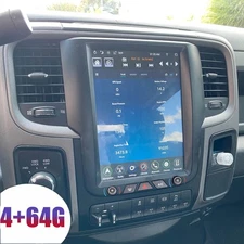9.7" Tesla Style FOR 2013-2019 DODGE RAM 1500 2500 3500 CARPLAY GPS RADIO STEREO