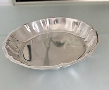 Schale Silberschale Chippendale Rand 925 Sterling Silber Konfektschale