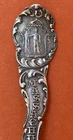5-5/8” FANCY & SOLID MASSACHUSETTS STERLING SILVER SOUVENIR SPOON BY TOWLE