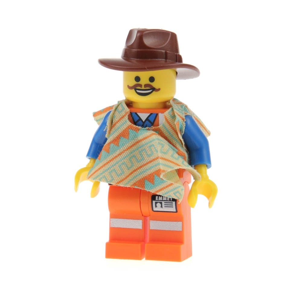 1X Lego Minifigure The Lego Movie Emmet Double Face Western 5002204 TLM062