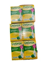 Lot Of 12 Debrox Ear Wax Removal Drops Microfoaming Ear Cleaning Solution