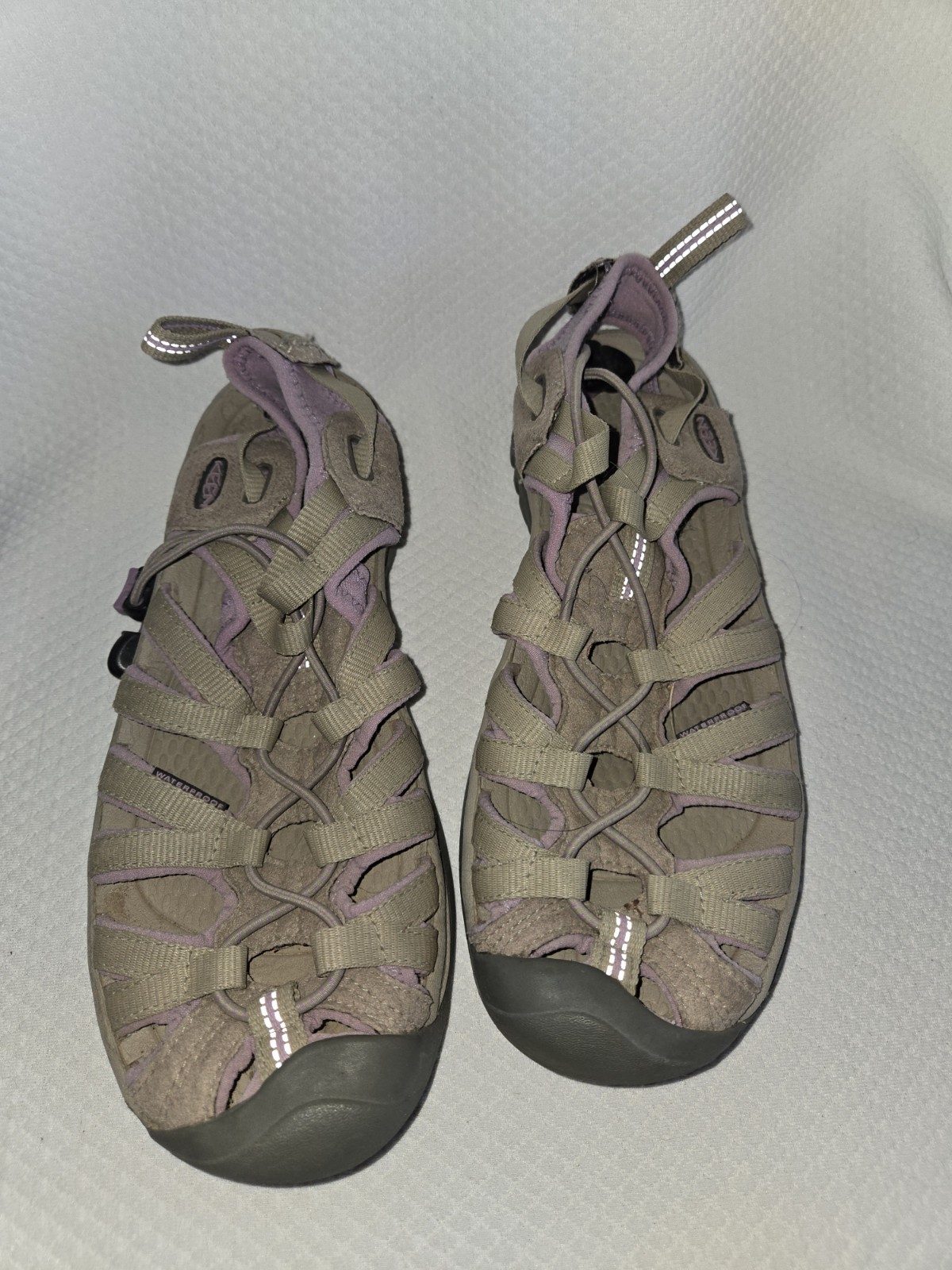 Sandali scarpe sportive outdoor KEEN donna taglia 8 marrone viola bungee