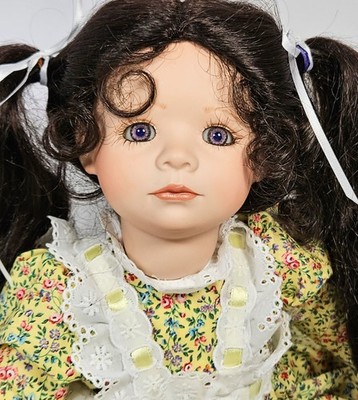 Beautiful Porcelain Poppy By By Rose Pinkul Seating Doll 19