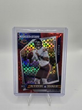 2021 Panini Rookies & Stars - Airborne Red Plaid Prizm #AB-19 Justin Fields (RC)
