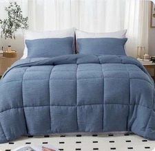 KASENTEX  COMFORTER SET SOFT & COZY SIZE KING BLUE