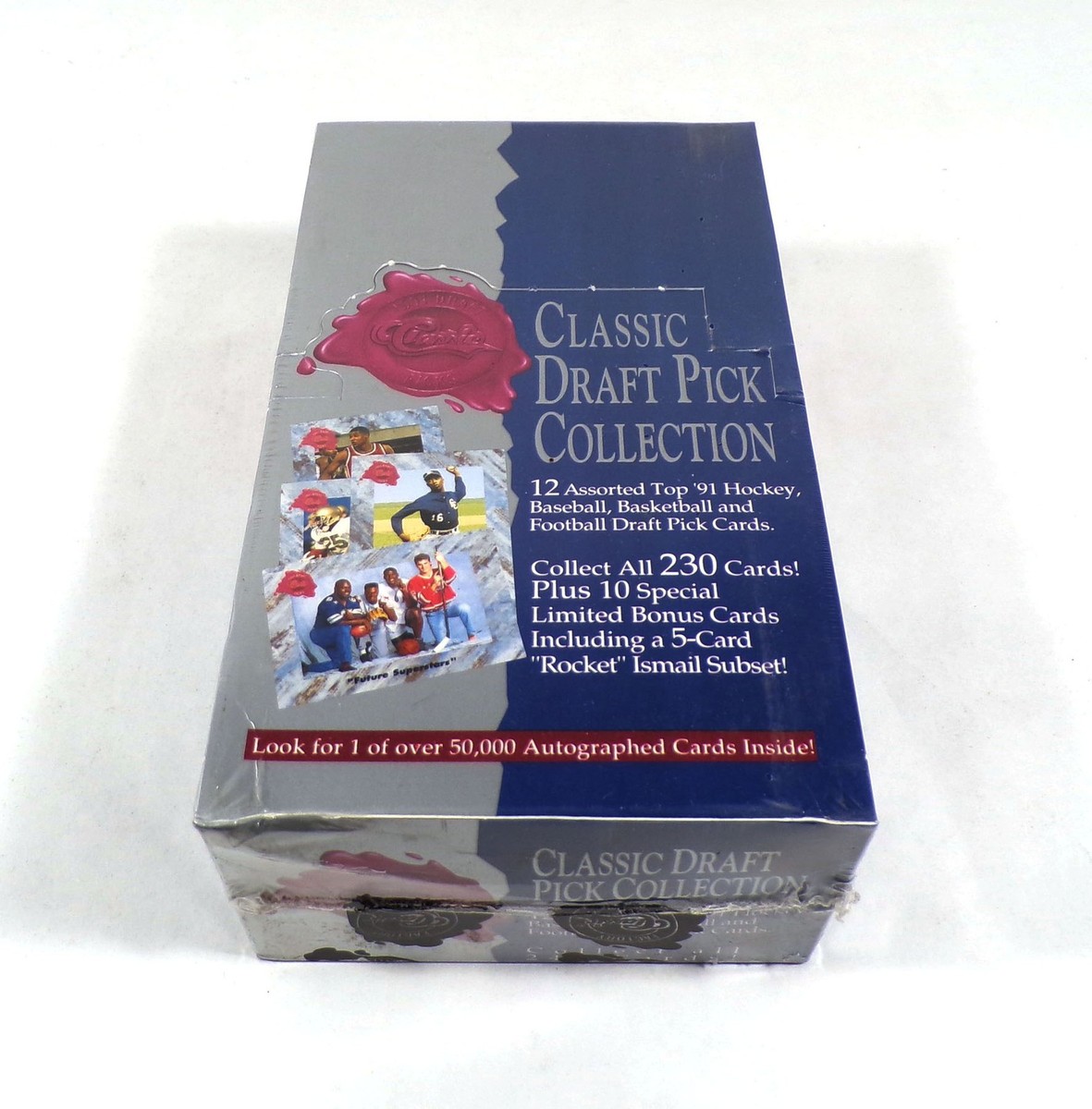 1991 Classic Draft Pick Collection Four Sport Box Sealed (36 Packs