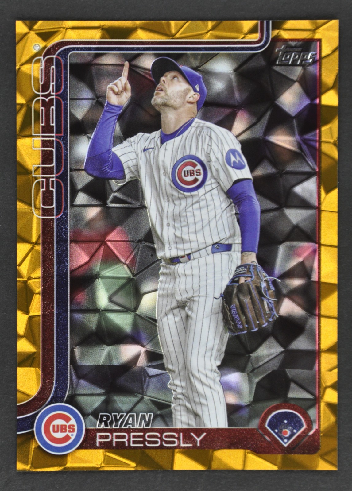 2025 Topps Update ~ RYAN PRESSLY GOLD Diamante #D 08/50 ~ Card #US46