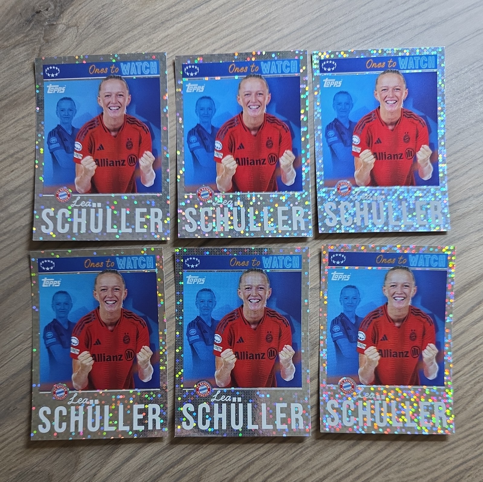 много карт 6x 2024-25 Topps UCL
