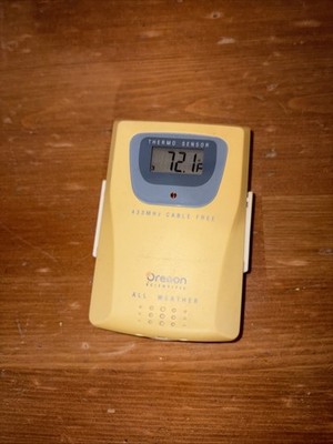 Oregon Scientific Thr268 Wireless Thermo Sensor Tested Works With Clip