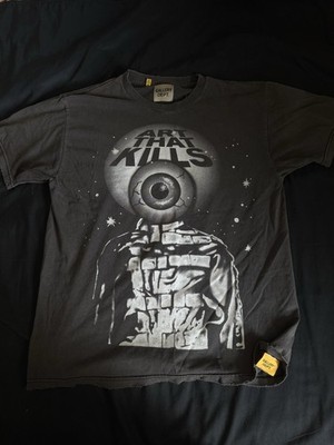 Gallery Dept ATK Rod Art That Kills Skull Eye T-Shirt Size Small