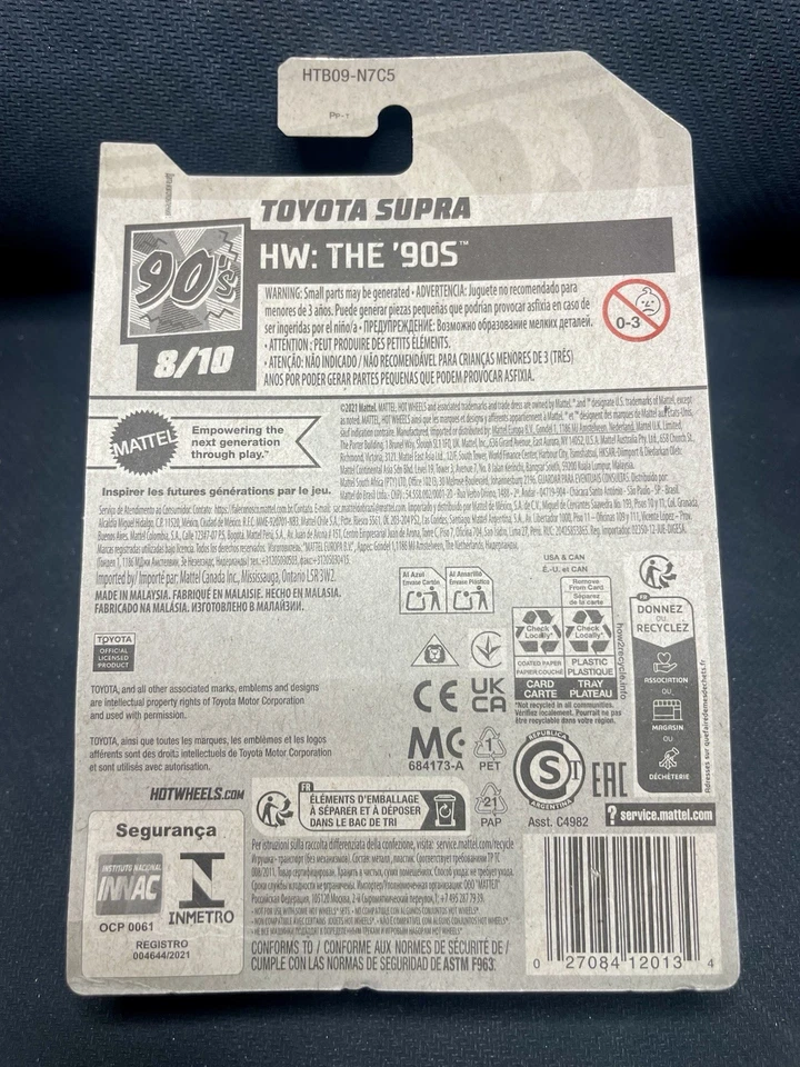 Rueda y neumático Hot Wheels verde Toyota Supra PERSONALIZADO pilotos reales  Foto 4 de 4