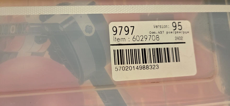 LEGO 9797 Mindstorms Education NXT Base Set 437 Pieces Retired NEW  - Image 3 of 4