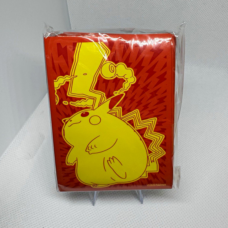 Pokémon TCG Pikachu Character Card Sleeves Red Yellow 2020