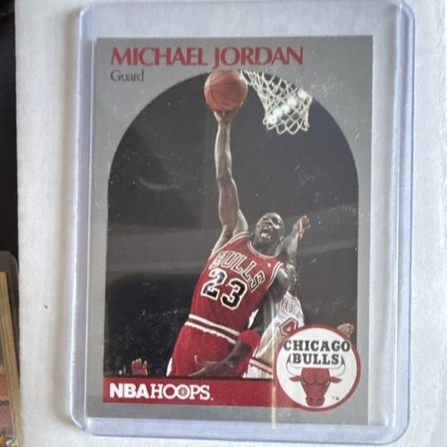 NBA Hoops 1990-91 Michael Jordan Chicago Bulls #65 Base Set Basketball Card