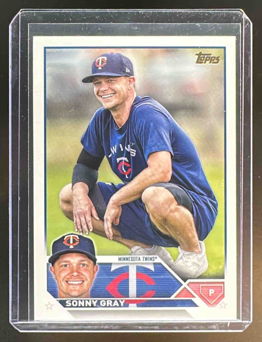 2023 Topps Sonny Gray Image Variation Golden Mirror SSP #78 Twins
