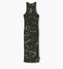 Marc Jacobs Camo Racer Rob Dress Small 2S4RDR006C35