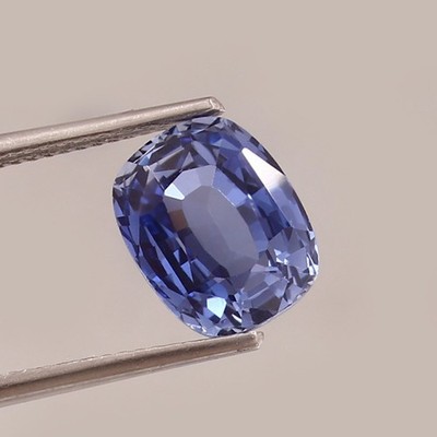 10x8 MM Premium Quality Natural Ceylon Blue Sapphire Loose Cushion Gemstone Cut