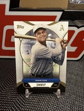 2025 Topps Welcome To The Club “3x MVP” Jimmie Fox Philadelphia Athletics #34