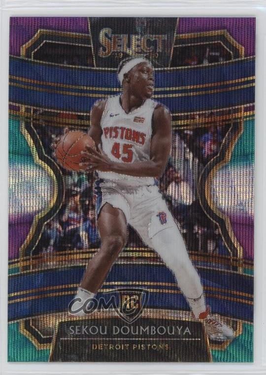 2019-20 Panini Select Concourse Tri-Color Prizm Sekou Doumbouya #71 6fs