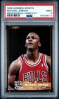 130798711 Michael Jordan 1998 Legends Sports Memorabilia Hand Cut PSA 9