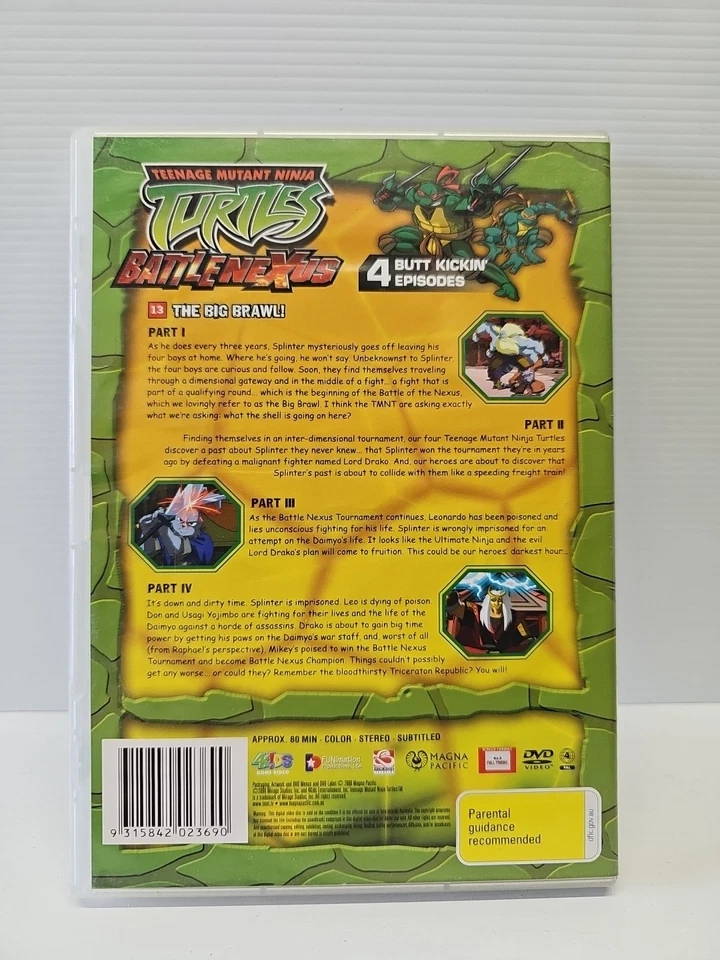 Teenage Mutant Ninja Turtles - The Battle Nexus : Season 2 - Vol 13 (DVD, 2003) - image 2 of 3