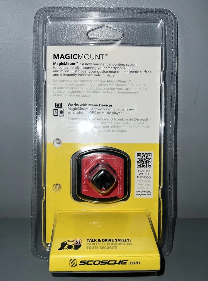 Scosche MagicMount™ Magnetic Vent Mount FOR MOBILE DEVICES, CAR MAGVM - Image 4 of 4