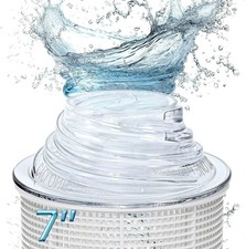 The Skimmie Cyclone - Adatto per cestino skimmer piscina 7" (non incluso) Vortex Booster