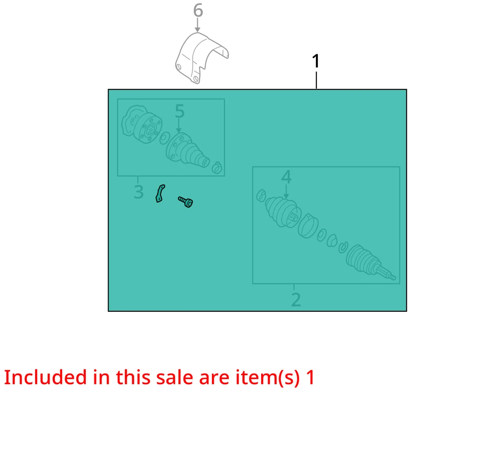 2008-2011 Volkswagen Jetta Axle Shaft Front Driver Cv C/v ELHRE - Image 3 of 4