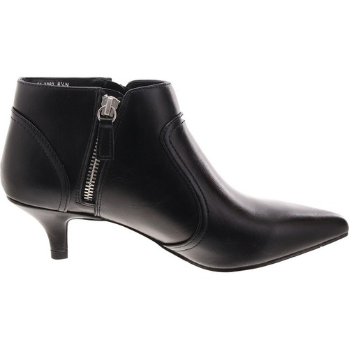 Easy Street Womens Black Faux Leather Shooties Shoes 8 Narrow (AA,N) BHFO 8269 - Picture 2 of 3