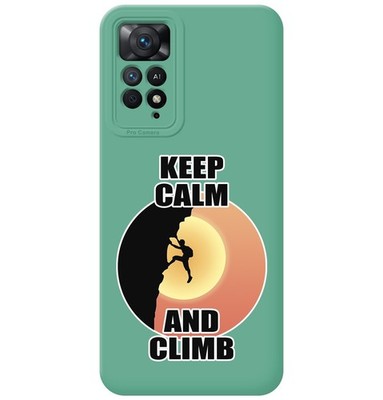 Silicone Hülle Grün Für Xiaomi Redmi Note 11 Pro / 11 Pro 5G Design Ho