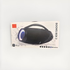 BOOMSBOX 3 Wireless Bluetooth Speaker V5.2 Portable Loudspeaker - Red RGB light