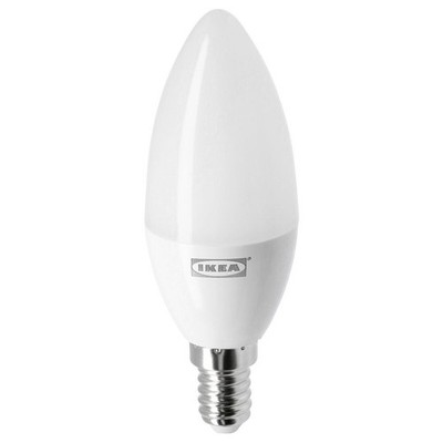 IKEA TRÅDFRI LED Leuchtmittel E14 470 Lumen weiß Spektrum kabellos dimmbar/opalweiß