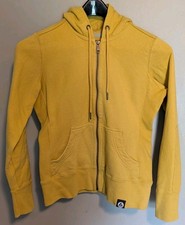 American Giant Women's Classic Full Zip Yellow Small Hoodie USA Made Nice Shape