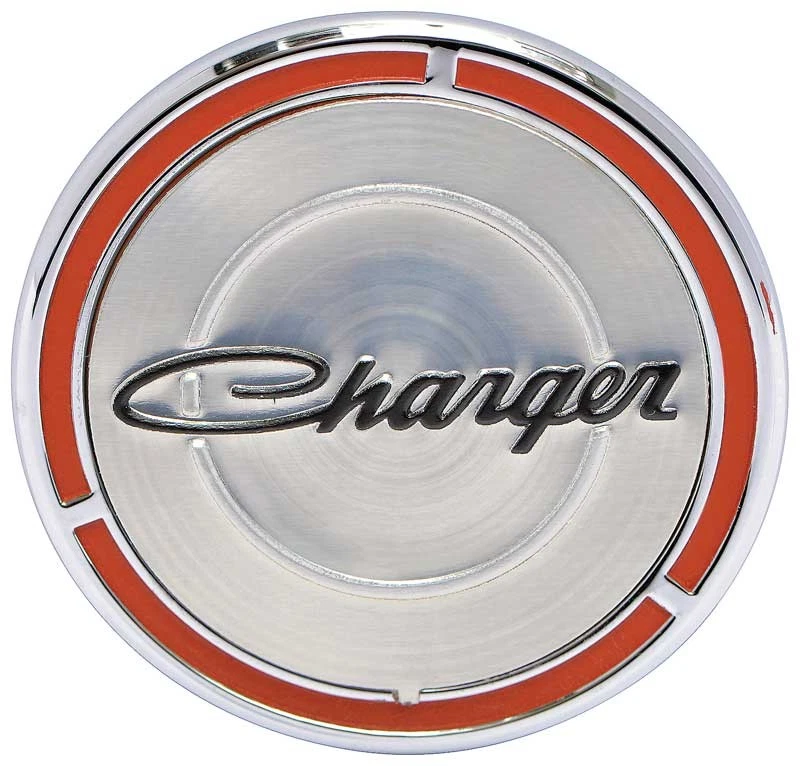 Dodge Charger 1968-70; medallón de panel de puerta "cargador"; cada uno Foto 2 de 4