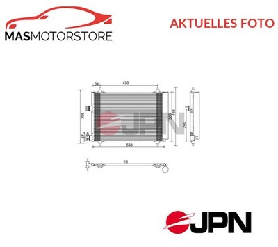 KONDENSATOR KLIMAANLAGE JPN 60C9122-JPN P FÜR PEUGEOT 407,407 SW
