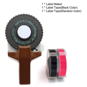 Mini Portable fabricant manuel d'étiquettes DIY 3D Imprimante pour l'emboîtement de l'étiquette