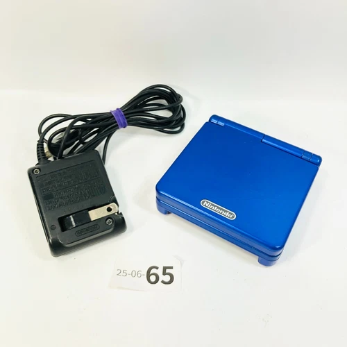 Nintendo GAMEBOY ADVANCE SP Azurit Blue with Charger GBA Handheld Console System