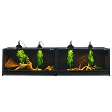 Swell Reptile Vivarium KitPremium PVC Housing |200 x 40 x 40cm | Black