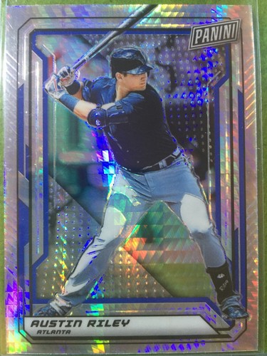 AUSTIN RILEY VIP ROOKIE CARD JERSEY #27 BRAVES RC /99 SP PRIZM 2019 National - Picture 3 of 12